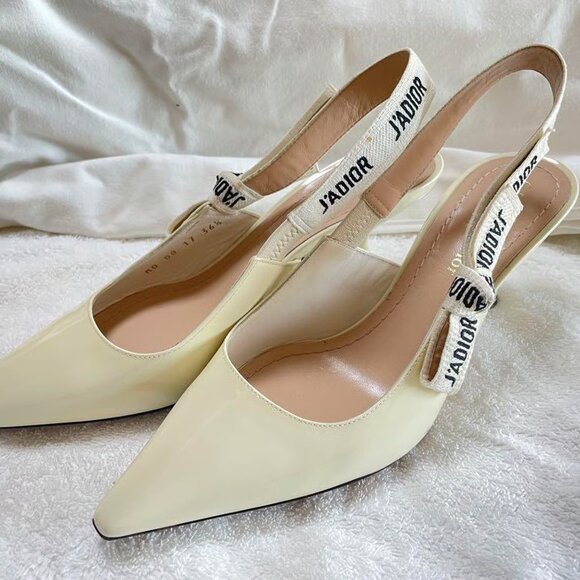 Dior J'ADIOR High Heels Cream Color 6.5cm - Picture 1 of 3